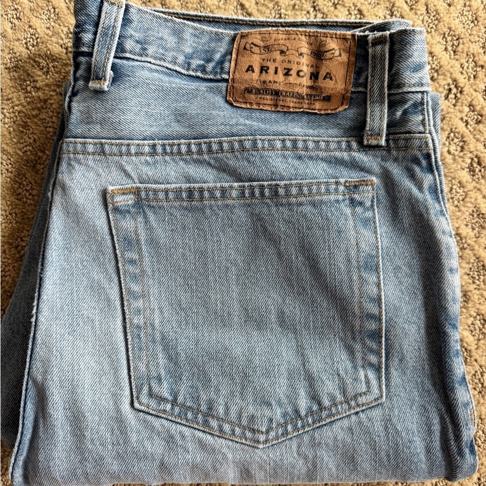 90s Classic Arizona Jeans Men's Boot Cut Cotton Casual Blue Denim 36*34 - Picture 7 of 7